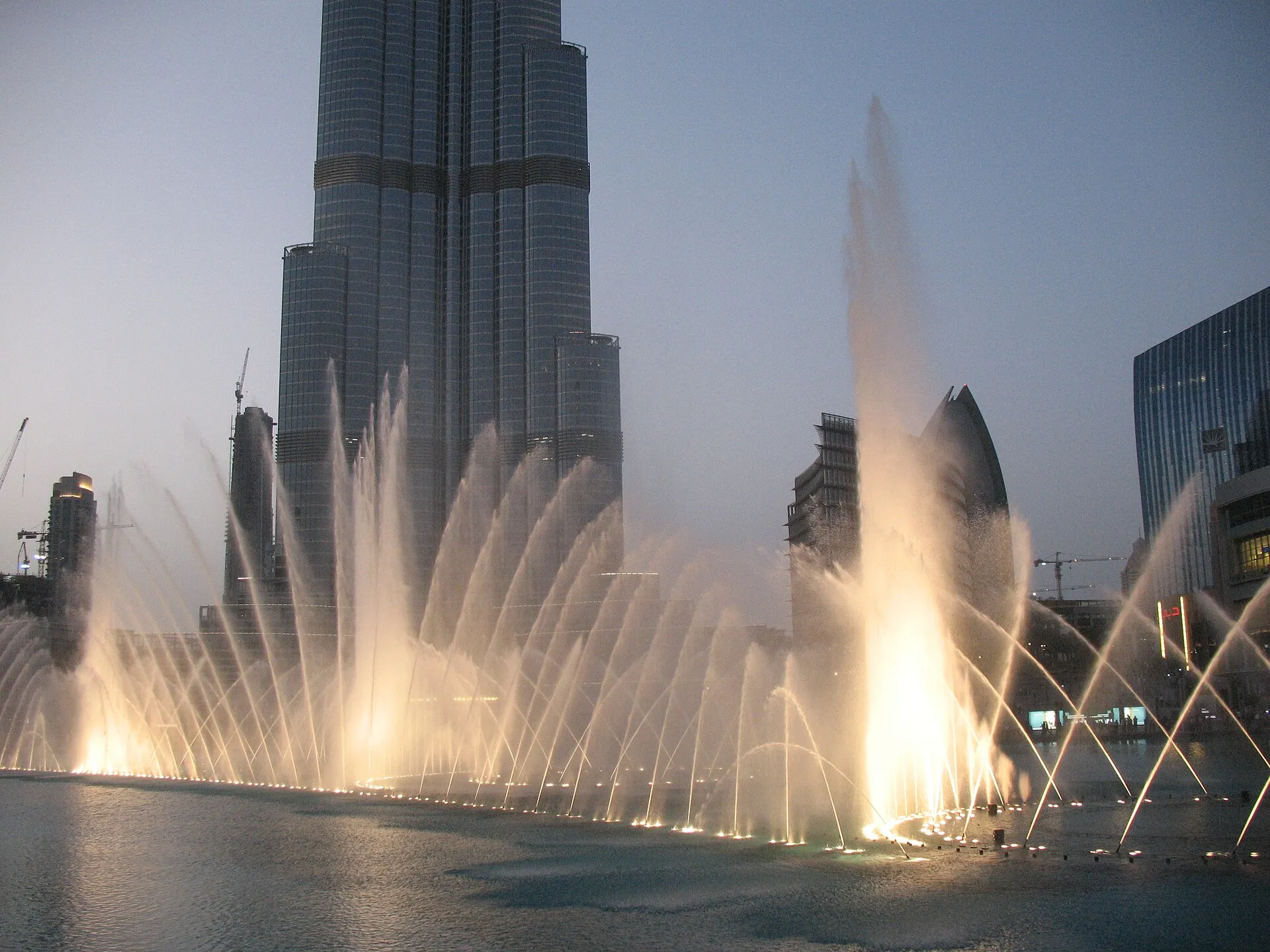 The Dubai Fountain, Downtown Dubai, Dubai